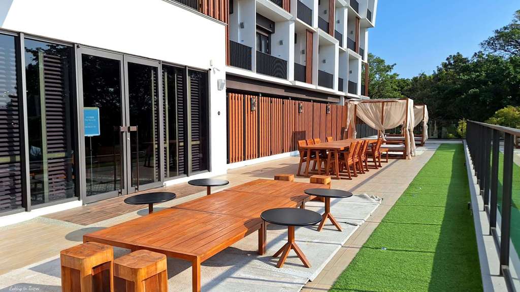 Just Sleep Tainan good lounge outside