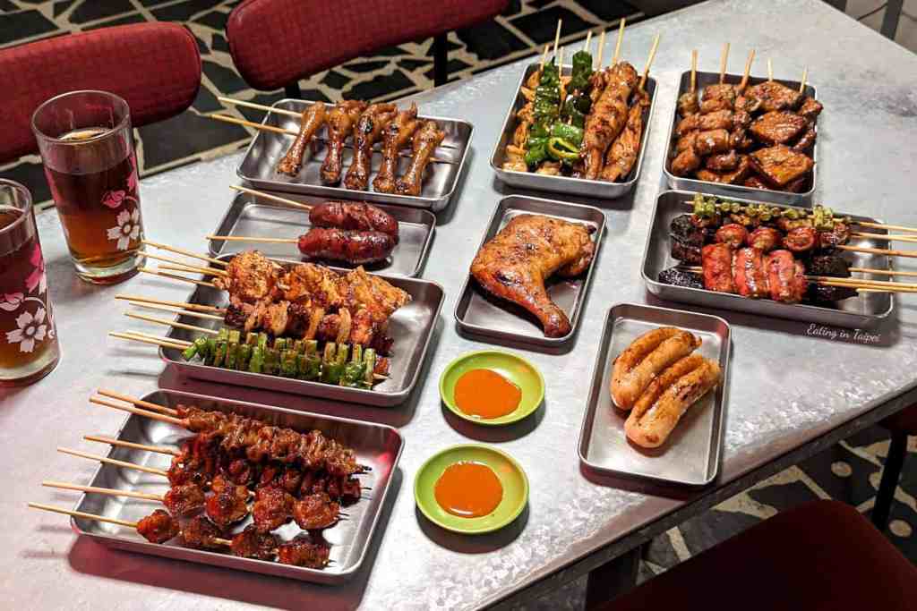 xie xie bbq table spread 3